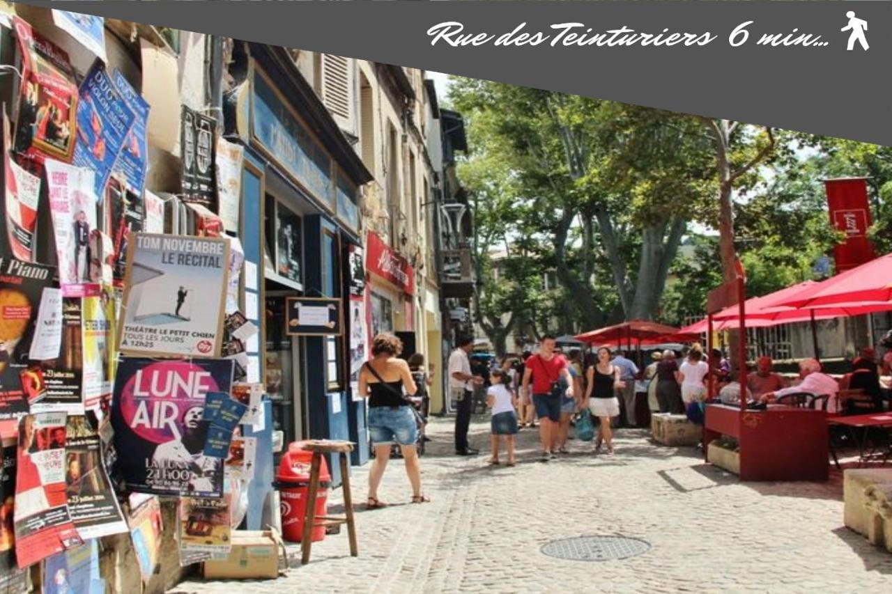 Le Chapeau Rouge Au Coeur Du Centre Historique Avignon Exterior foto